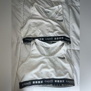 Capelli Sport White Sports Bras
